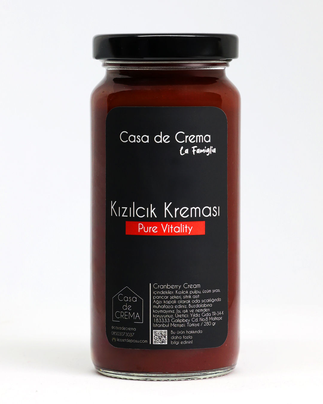 Kızılcık Kreması – 280 Gr