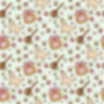 Honey Bee Golden Retriever Gingham Pattern