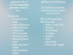 Magnesium Glycinate: Benefits and Facts