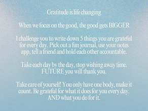 Gratitude Challenge