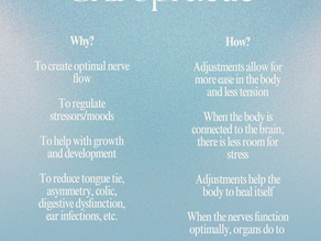 Why should babies and kids be adjusted by a chiropractor?