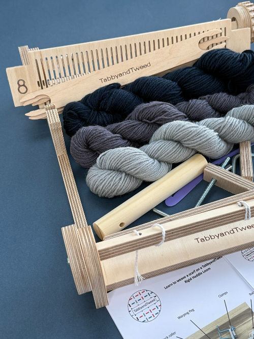 Thumbnail: tabbyandtweed scarf weaving loom kit