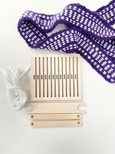 Backstrap Belt Weaving Loom Kit – Inkle-Style Weaving, Portable Craft ...