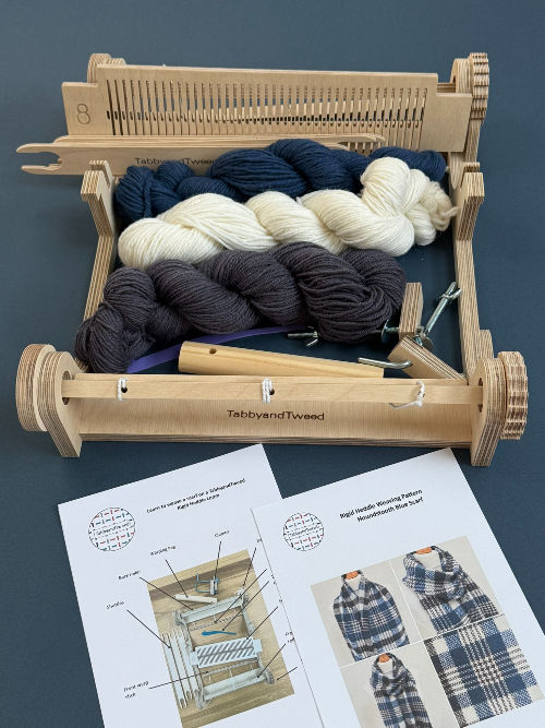 TabbyandTweed Rigid heddle loom scarf weaving kit