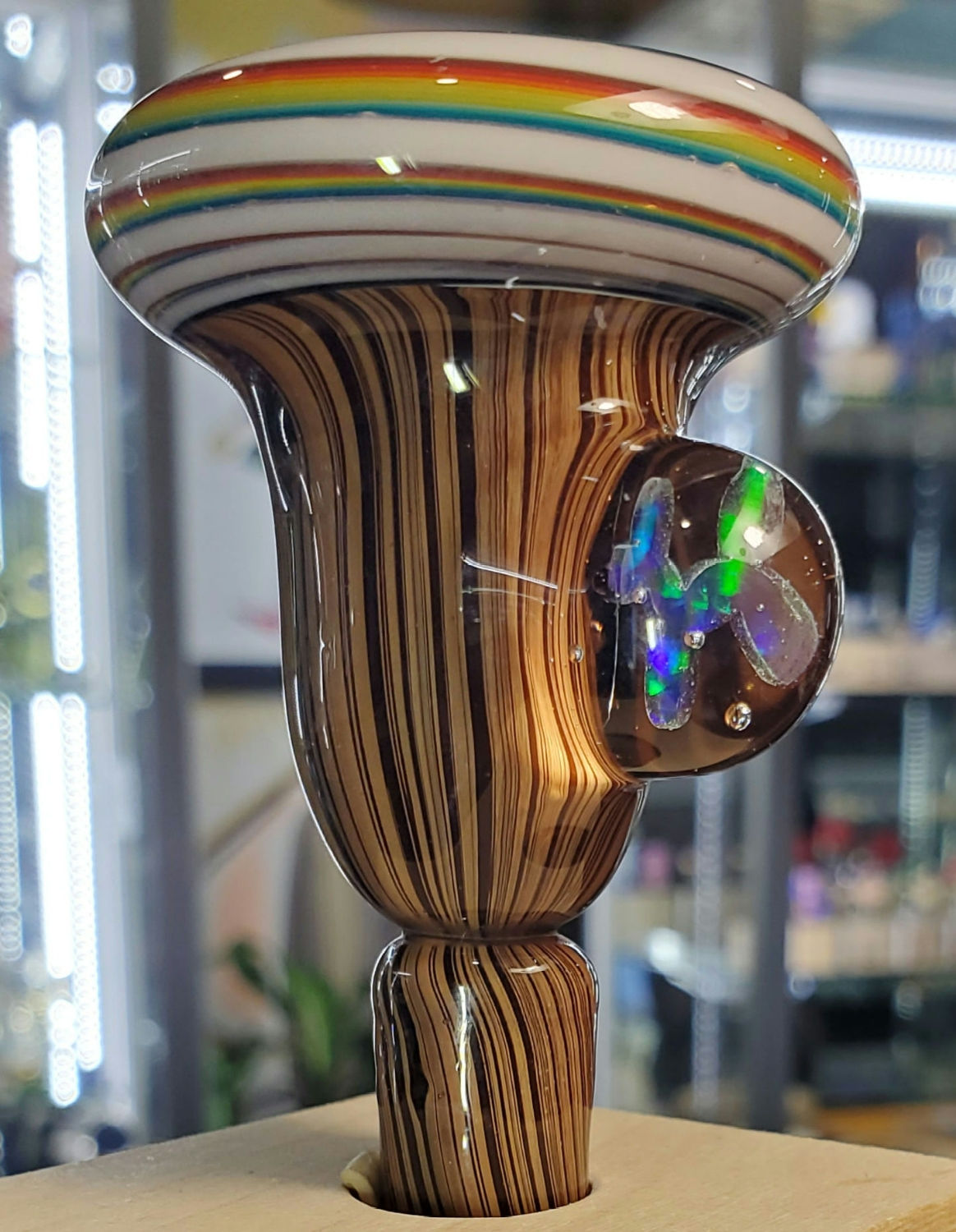 Blitzkriega Hoodgrain Slide 14mm white/rainbow