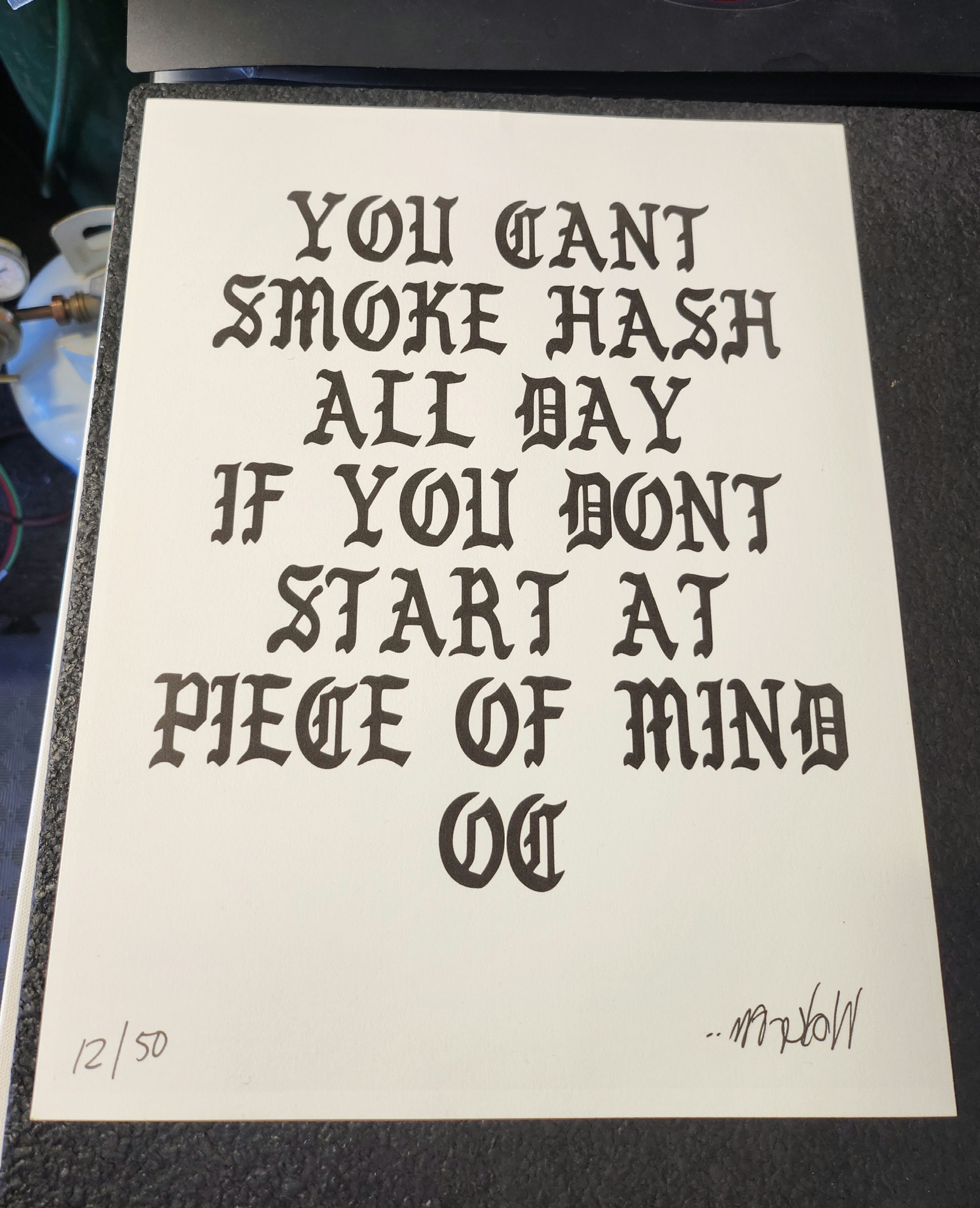 Lot Comedy ( Wookerson ) x POMOC Collab Print