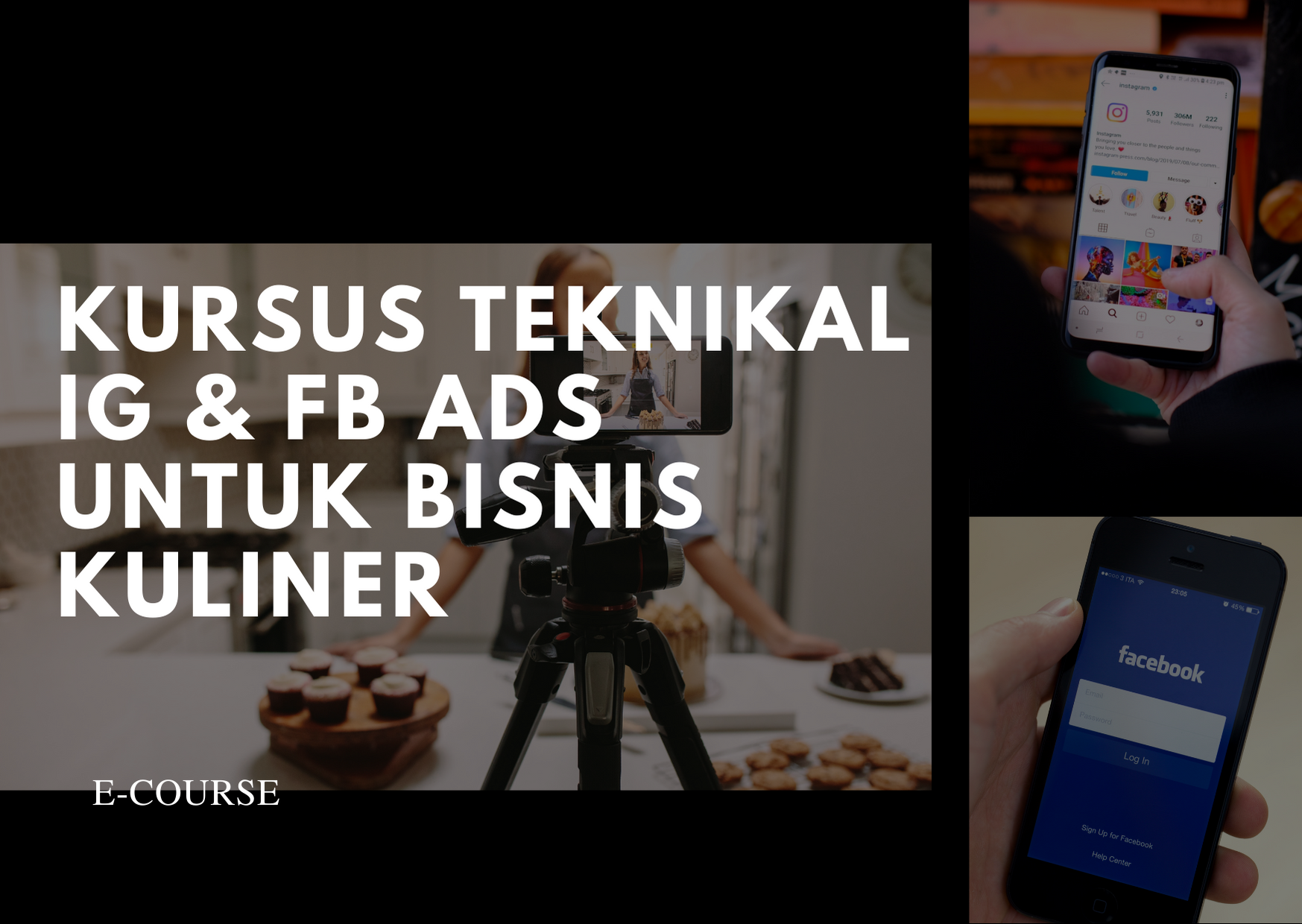 (E-Course) Kursus Teknikal IG & FB Ads