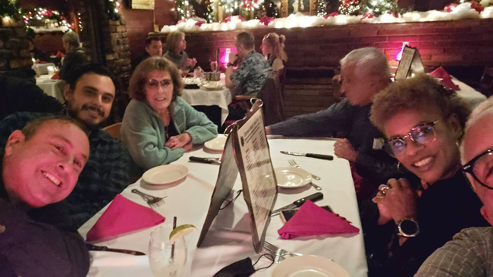 Dinner with Papi's fam