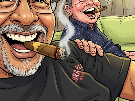 Coffeehouse Chronicles: Papi Churro and the Case of the Non-Lawn