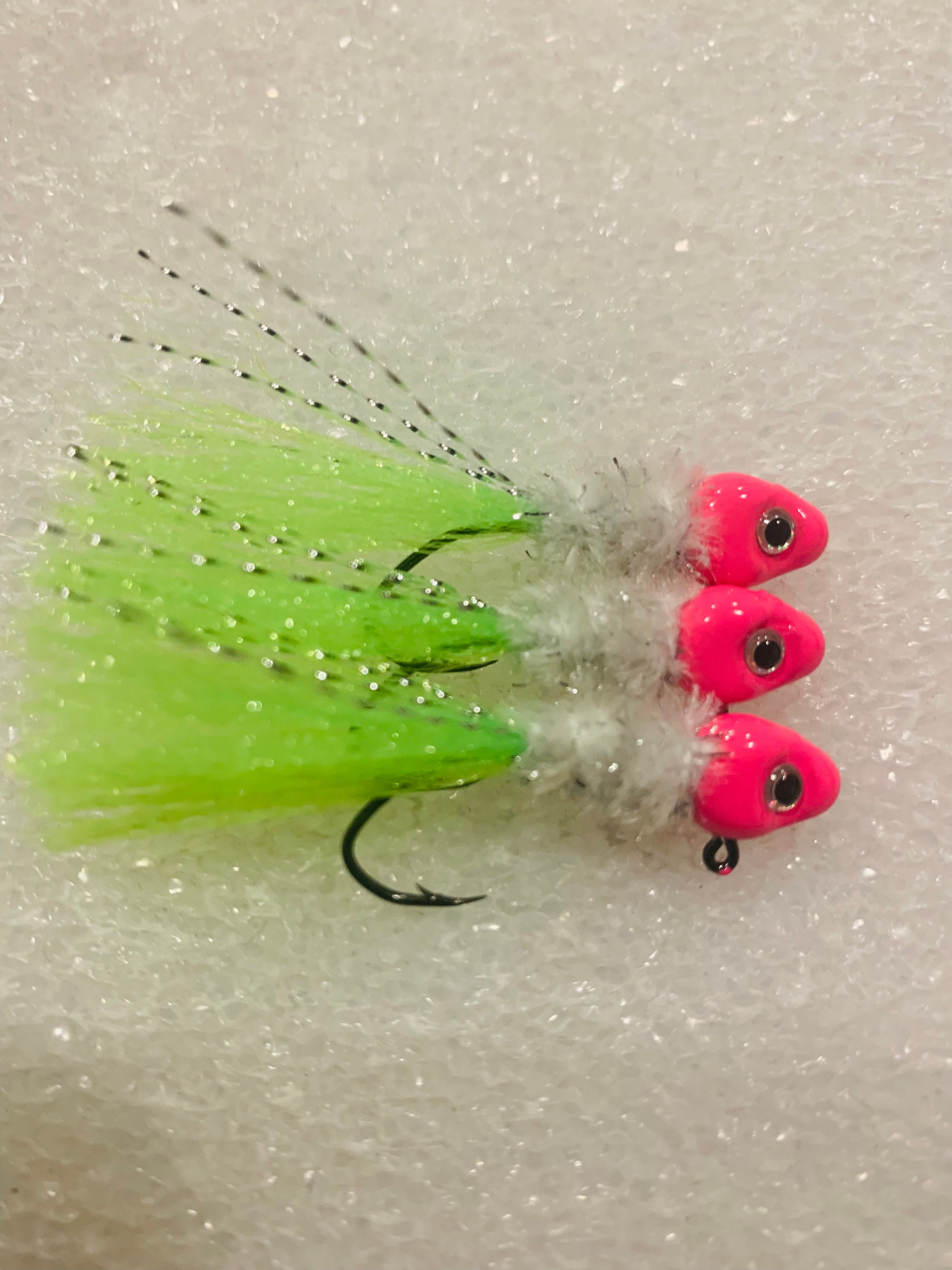 Pink and Green Minnow