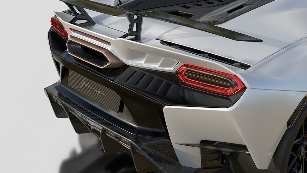 lamborghini temerario carbon fiber body kit WING