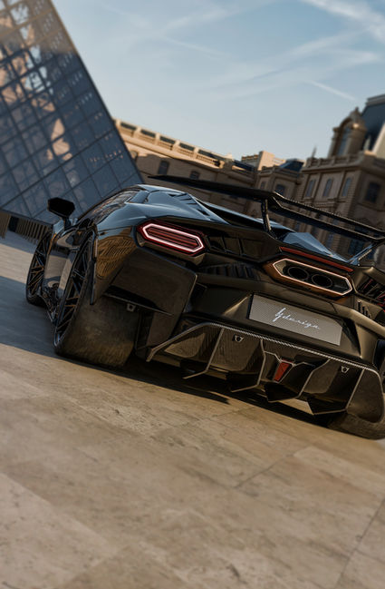 lamborghini temerario carbon fiber body kit 7design icona