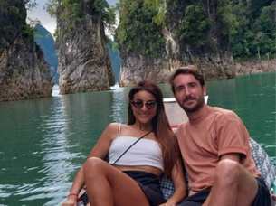 Romantic sunset cruise on a longtail boat