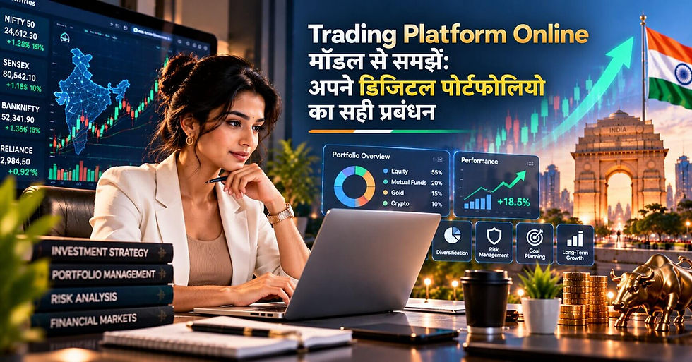 Trading Platform Online मॉडल से समझें अपने डिजिटल पोर्टफोलियो का सही प्रबंधन