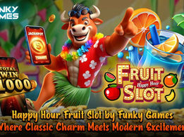 Happy Hour Fruit Slot by Funky Games - Where Classic Charm Meets Modern Excitement