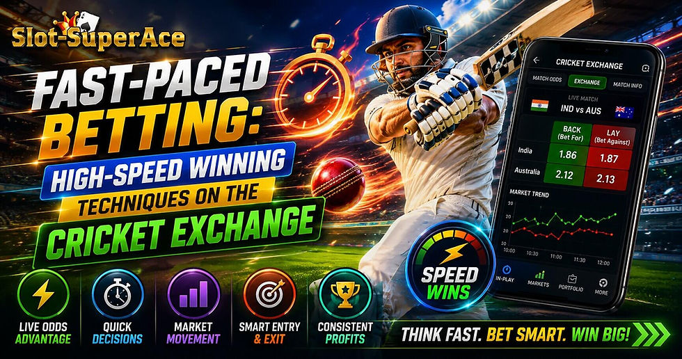 Fast-Paced Betting: High-Speed Winning Techniques on the Cricket Exchange
