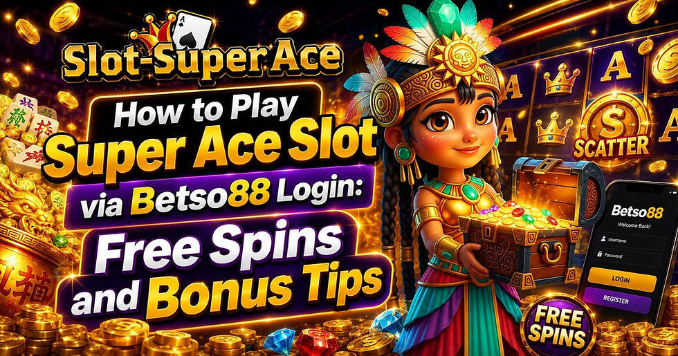 How to Play Super Ace Slot via Betso88 Login: Free Spins and Bonus Tips