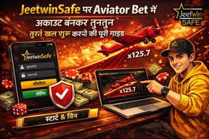 Aviator Bet Registration कैसे करें: JeetwinSafe पर Aviator Bet में अकाउंट बनाकर तुरंत खेल शुरू करने की पूरी गाइड