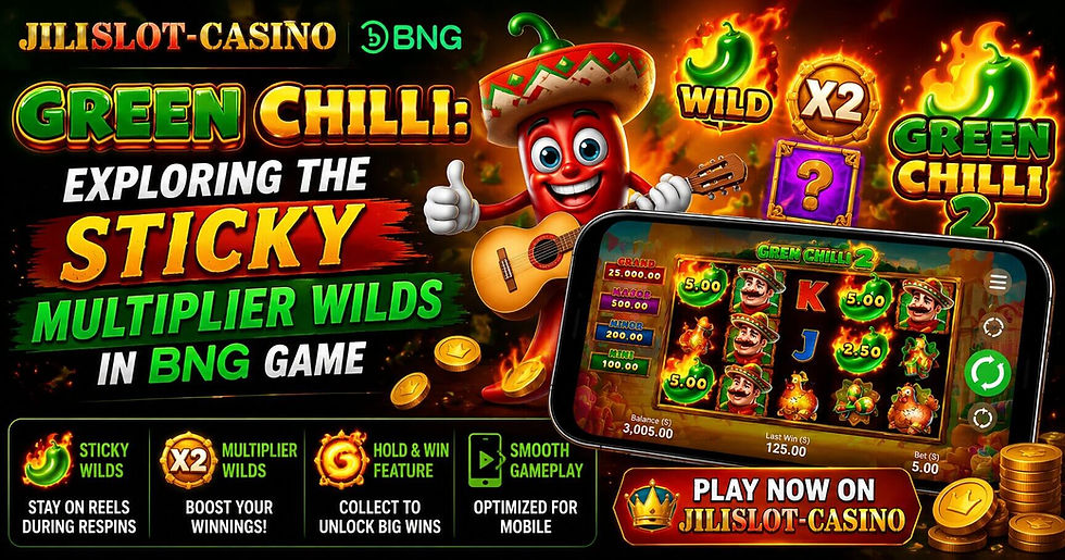 Green Chilli Exploring the Sticky Multiplier Wilds in BNG Game