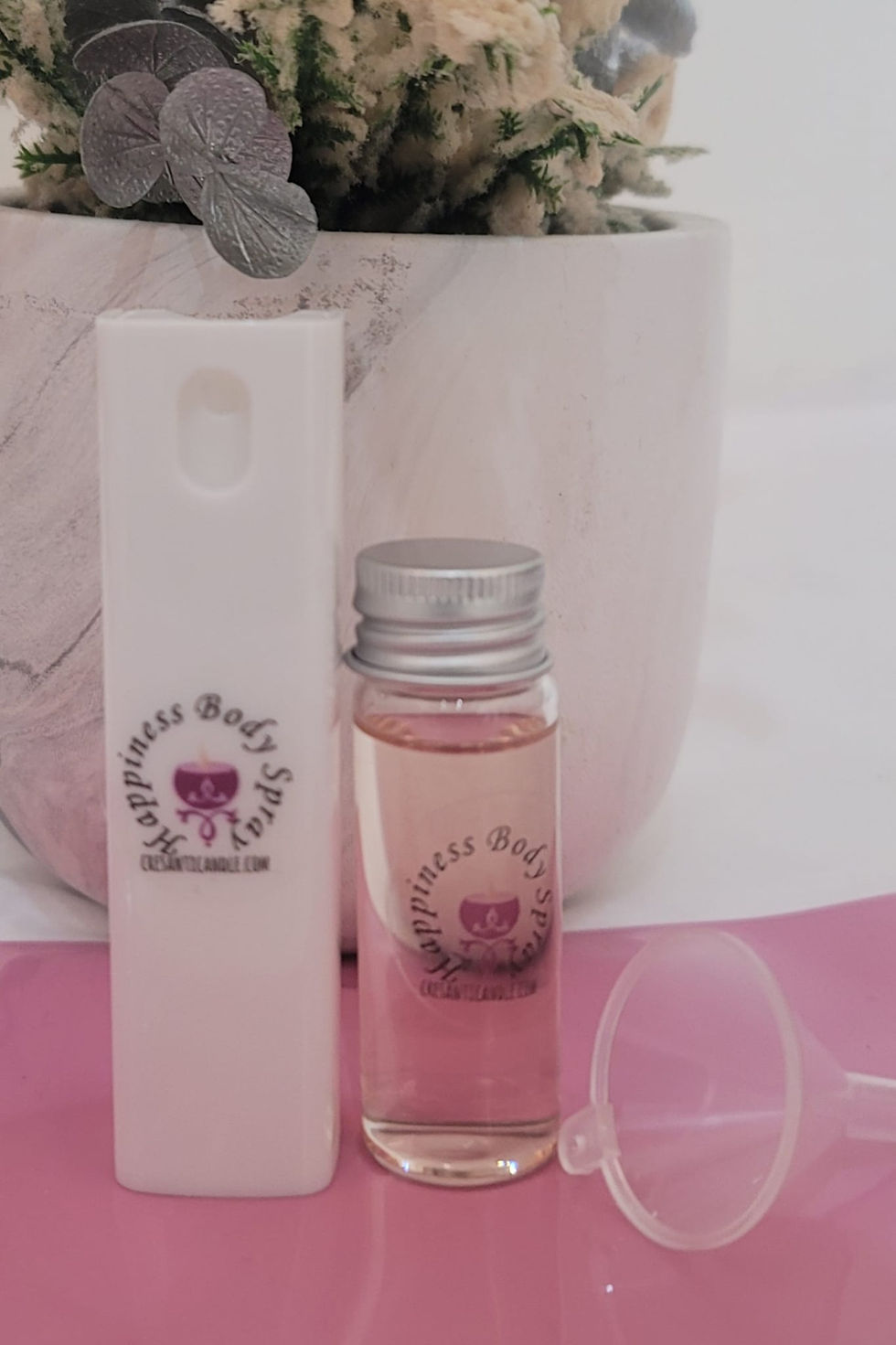 Lote de spray corporal natural