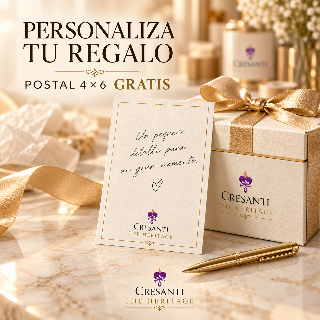 Complimentary Personalized 4 × 6 Postcard