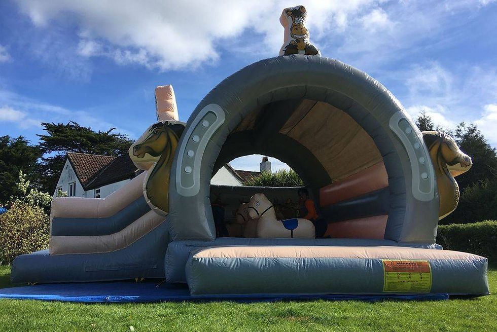Horse Shoe Bouncy Castle