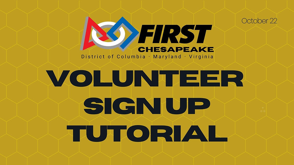 Volunteer Sign Up Tutorial