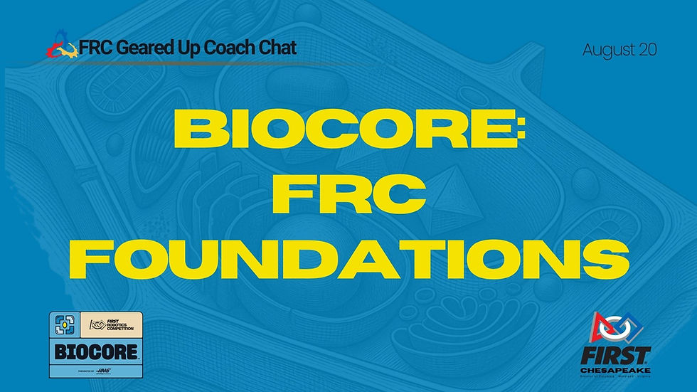 FRC Geared Up Coach Chat
