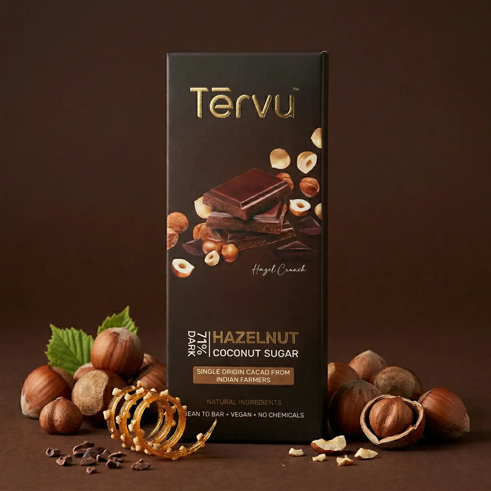 Tērvu Hazel Crunch 71% (Dates)