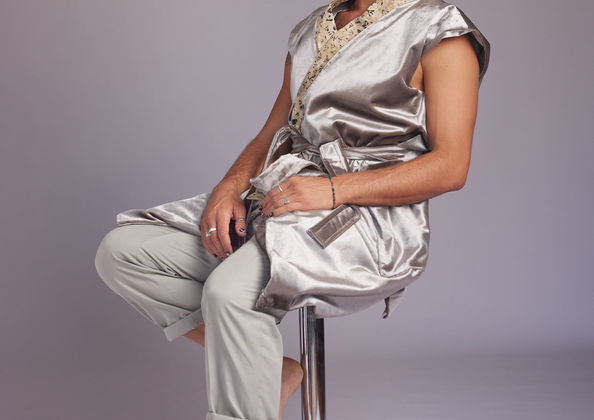 Kimono kurage Shiosai 潮騒 (しおさい)