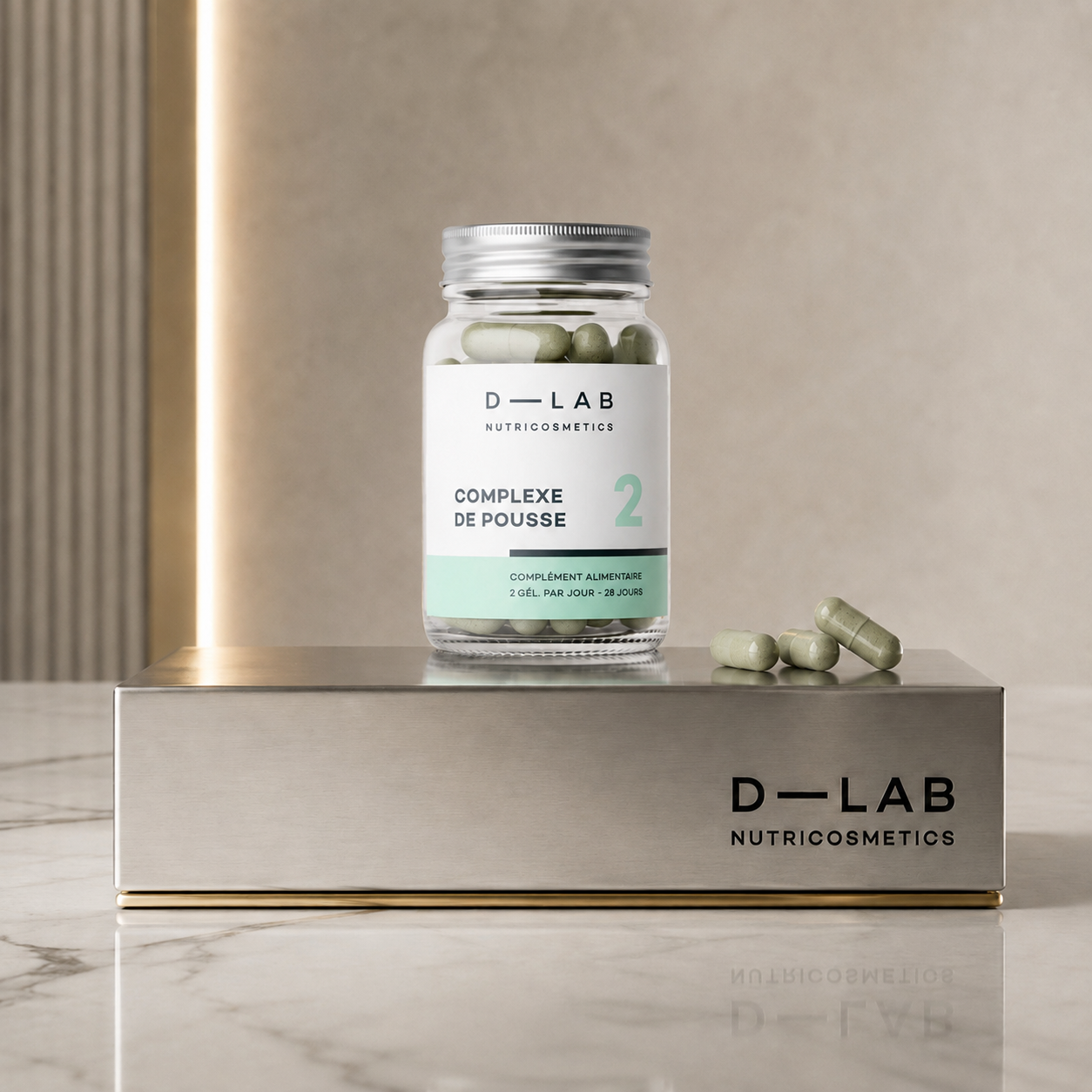 COMPLEXE DE POUSSE nourrit et stimule le bulbe capillaire - D-LAB NUTRICOSMETICS