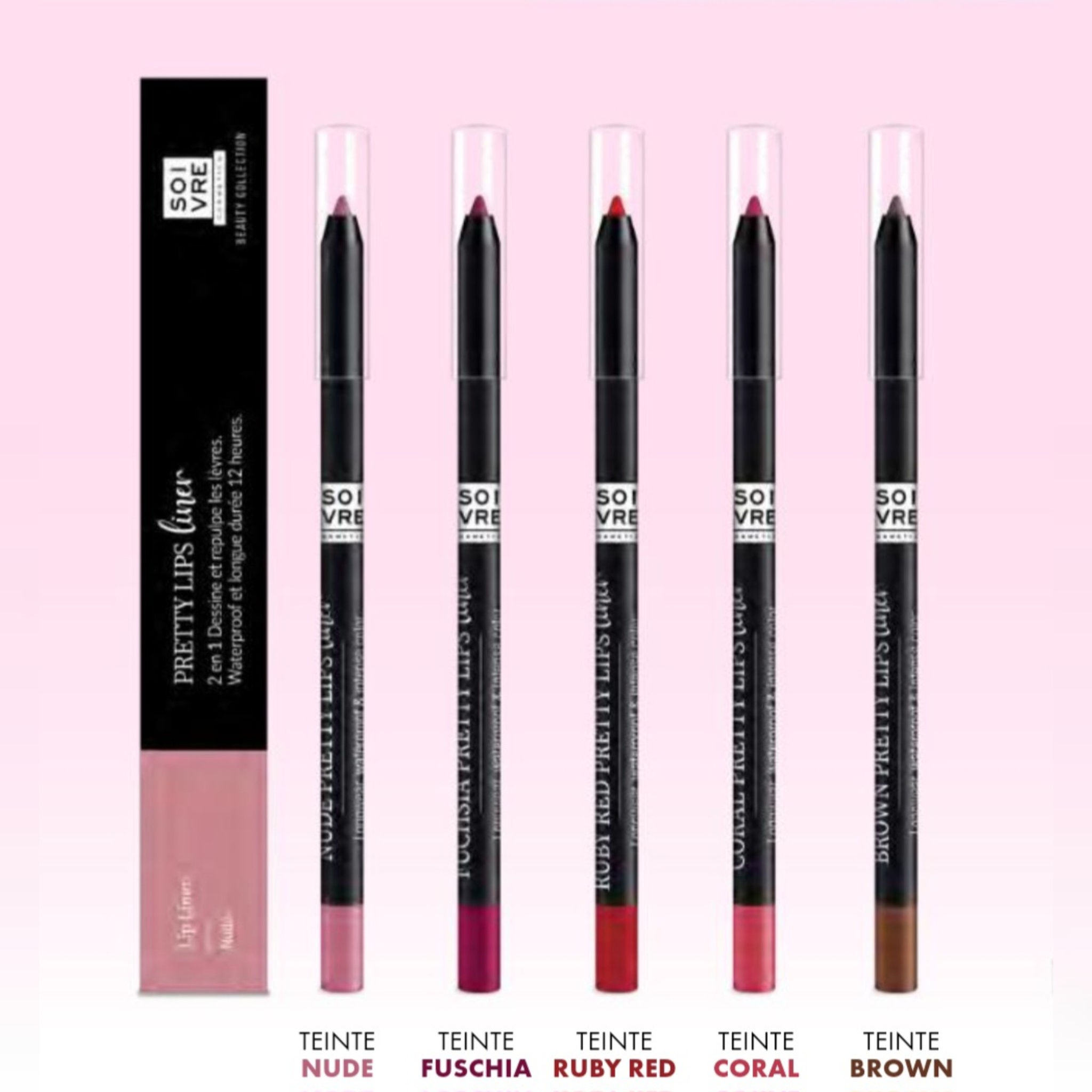 PRETTY LIPS LINER MATTE WATERPROOF - SOIVRE COSMETICS 