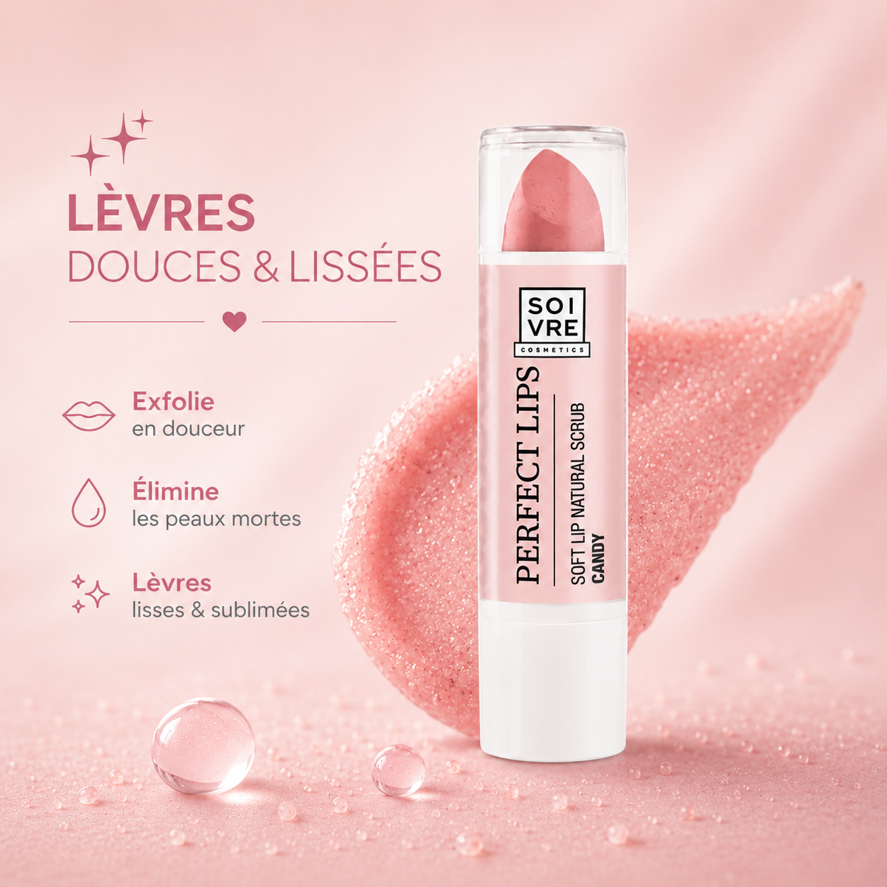 EXFOLIANT POUR LÈVRES - PERFECT LIPS DE SOIVRE COSMETICS