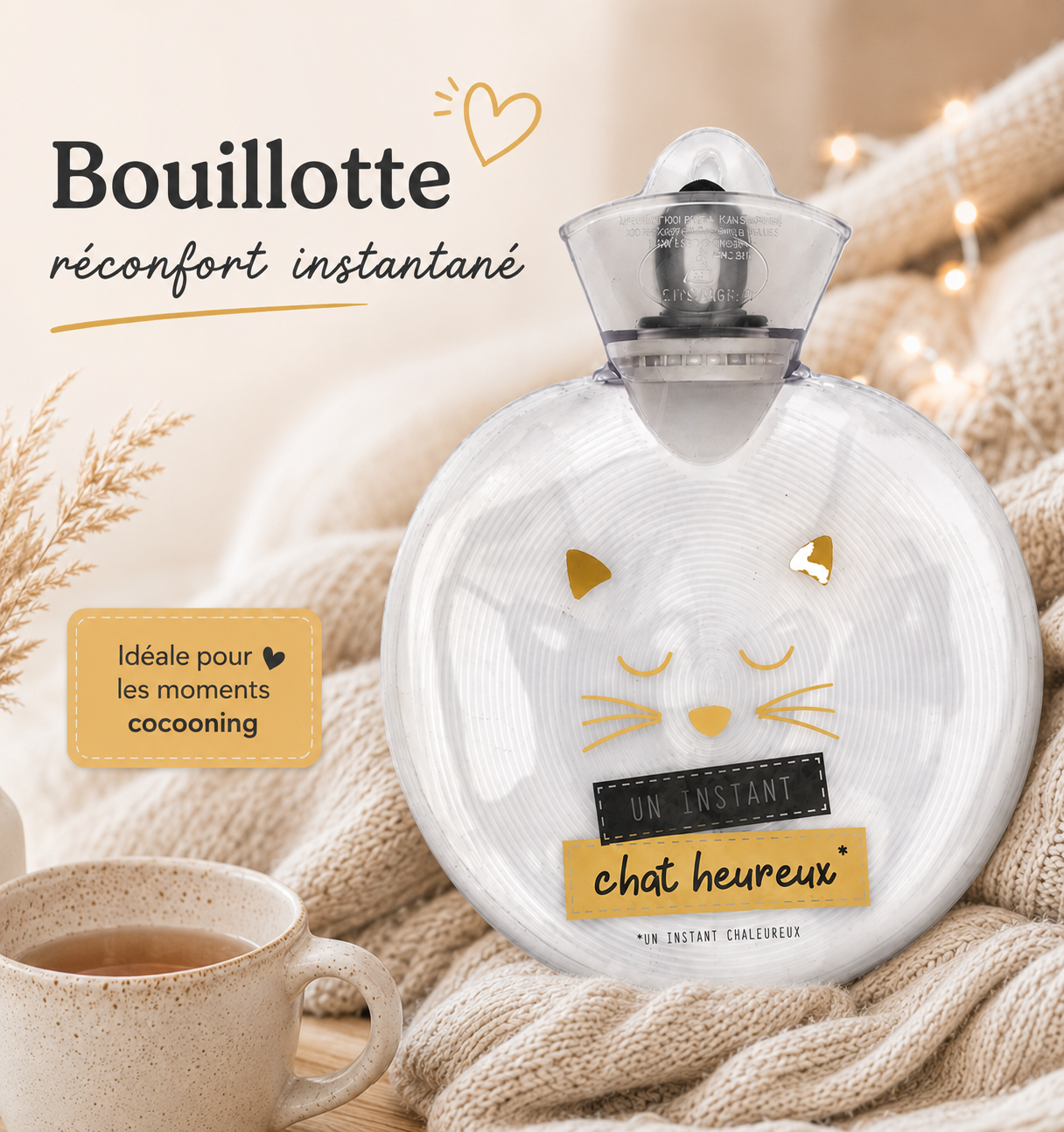 BOUILLOTE / POCHE FROIDE EN PVC 1L