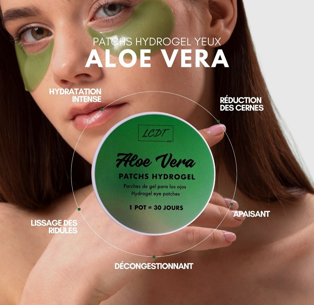 BOÎTE DE 60 PATCHS HYDROGEL À L'ALOE VERA - LE COMPTOIR DES TENDANCES 