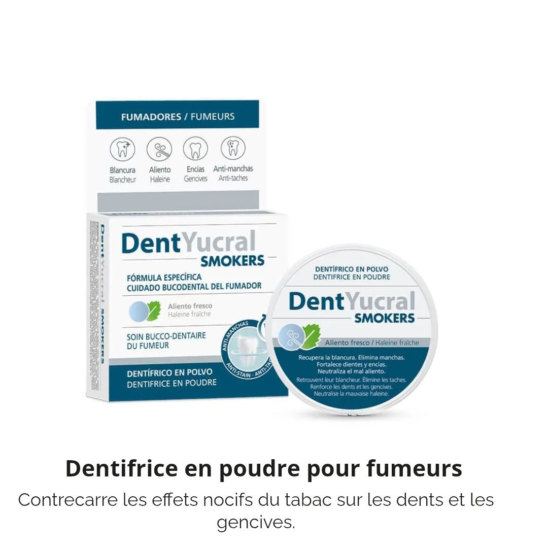 DENTIFRICE POUDRE POUR FUMEURS - DENTYUCRAL