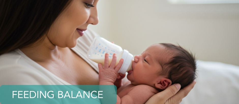 Combining tube and breastfeeds; mom bottle feeding baby; baby breastfeeding and bonding