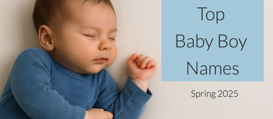 Top Baby Boy Names in US - Spring 2025