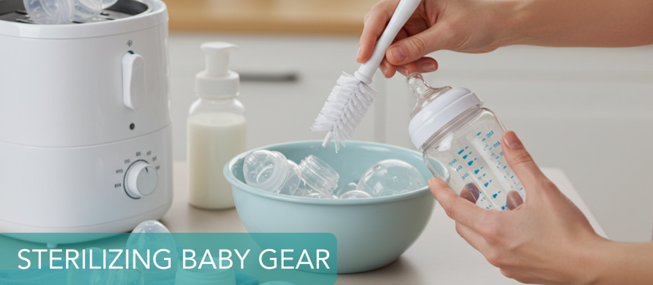 Cleaning & Sterilizing Baby Bottles and Feeding Equipment