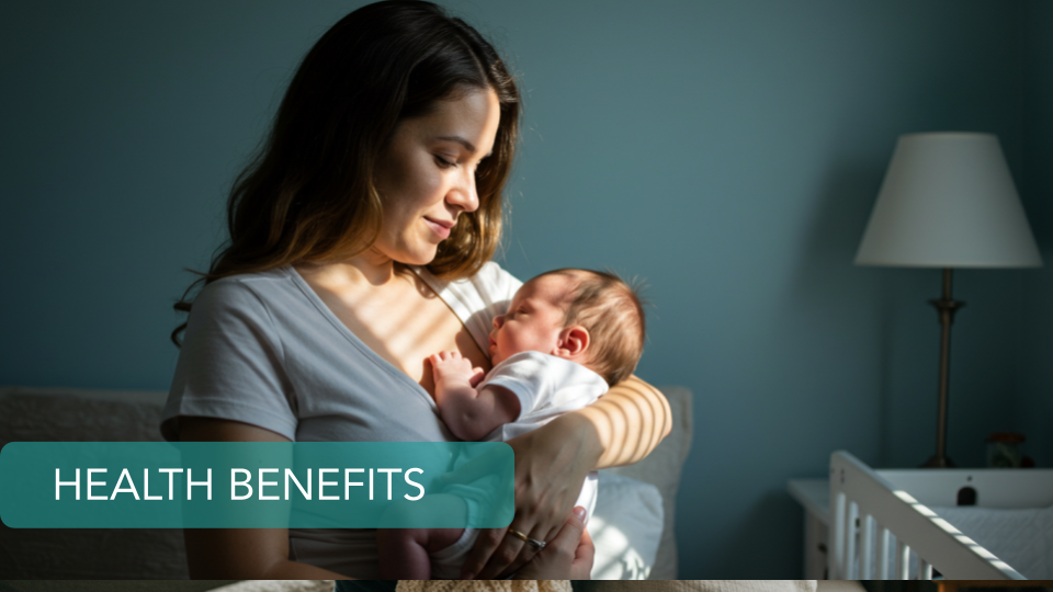 Breastfeeding and cancer prevention; breastmilk and cancer risk; mom nursing baby for health
