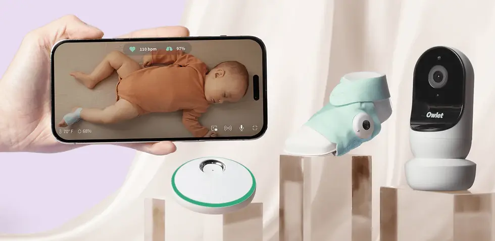 Owlet Cam + Dream Sock and mobile app