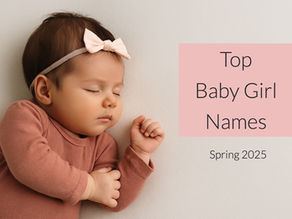 Most Popular Baby Girl Names in US in Spring 2025