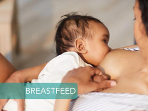 Mom and Baby Breastfeeding