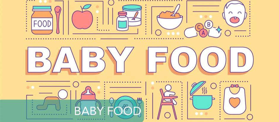 baby foods illustration