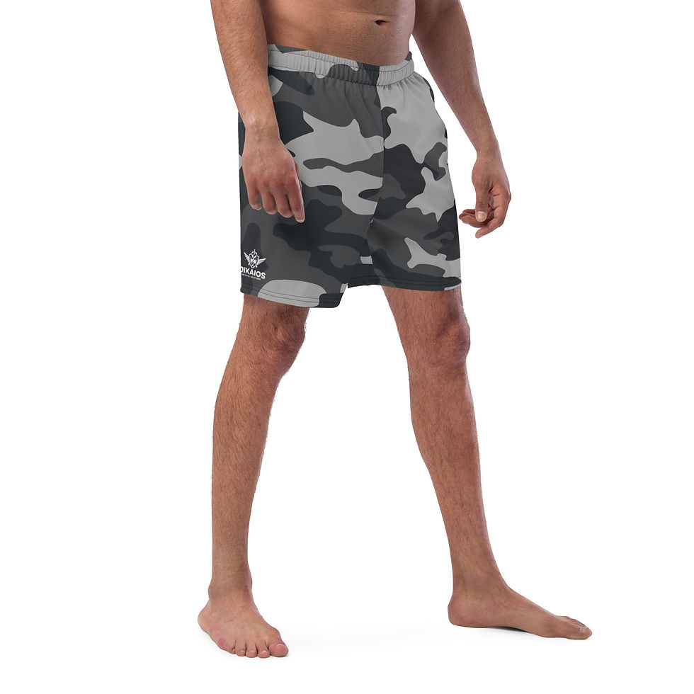 Thumbnail: Black Camo Swim Trunks