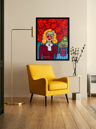 Die Königin
2021
Acryl auf Leinwand
Verena König