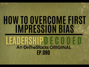 How to Overcome First Impression Bias