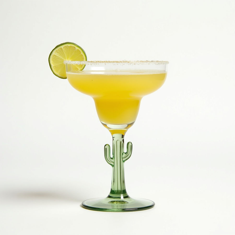 Cactus Stem Margarita Glass