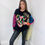 Thumbnail: SMILE SEQUIN MULTI PRINT KNIT 