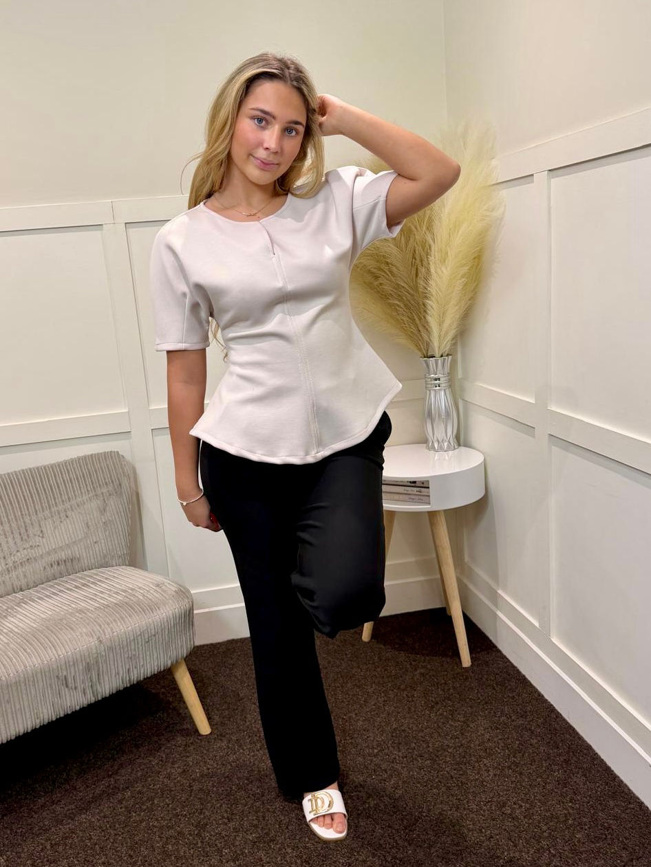 Thumbnail: PAIGE PEPLUM TOP 